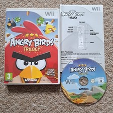 Angry Birds Trilogy Nintendo Wii Game Complete Activision Kids PAL Retro Rare VG