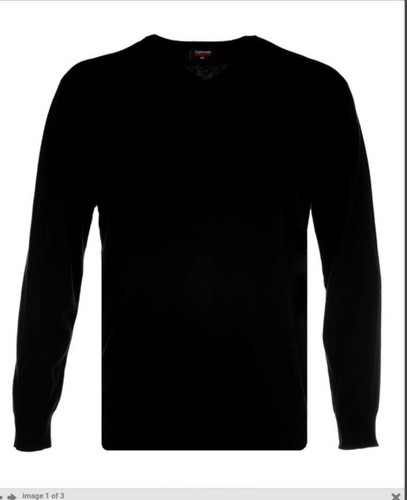 Espionage black cotton - v, neck