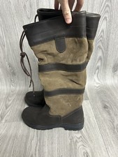 Women’s Mark Todd Tall Country Brown Suede Boots UK Size 5 Brand New 