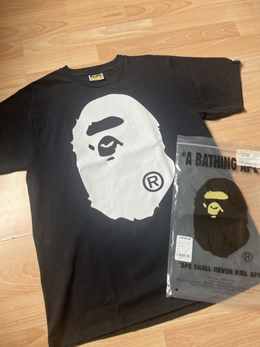 Black bape shirt - shirt, print