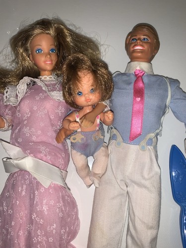 Barbie vintage heart family - vintage,