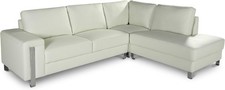 White Faux Leather 5-Seater