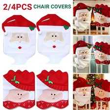 4Pcs Christmas Chair Back