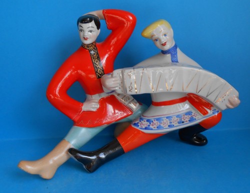 Russian dancers porcelain - dancers,