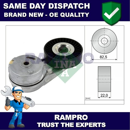 Rampro tensioner pulley fits - rampro,
