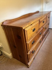 Pine Chest of Drawers 7-Drawer