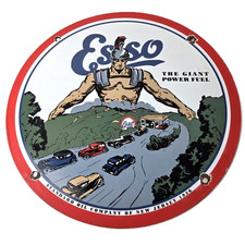 Vintage Esso Gasoline Sign -