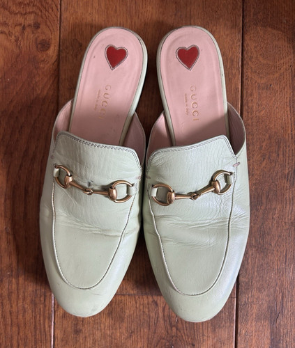 Gucci green leather horsebit - green,