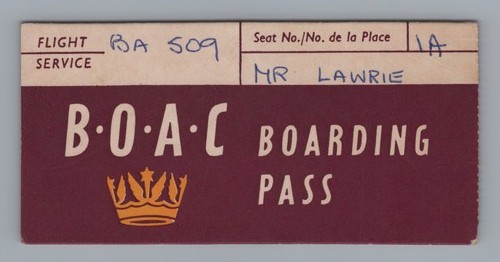 Boac boarding pass - pass, airline