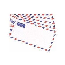 50 X Airmail Envelopes White