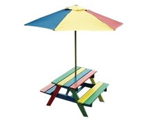 Kids Picnic Table Wooden