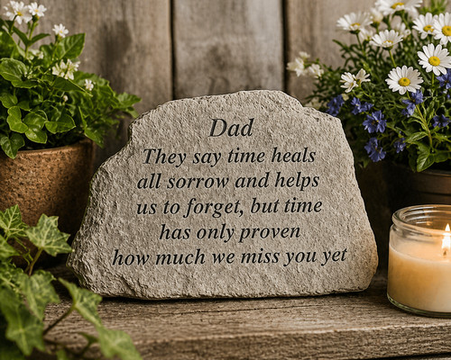 Dad memorial garden - dad,