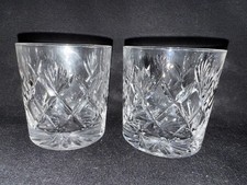 Pair of Edinburgh Crystal "