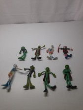 Vintage Bendy Figures Toy Bendable Monster Halloween Horror 
