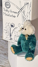 Hermann Miniature Teddy Bear 8cm Tall Fully Jointed Immaculate with original box