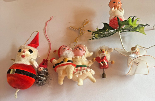 Vintage christmas decorations - christmas,