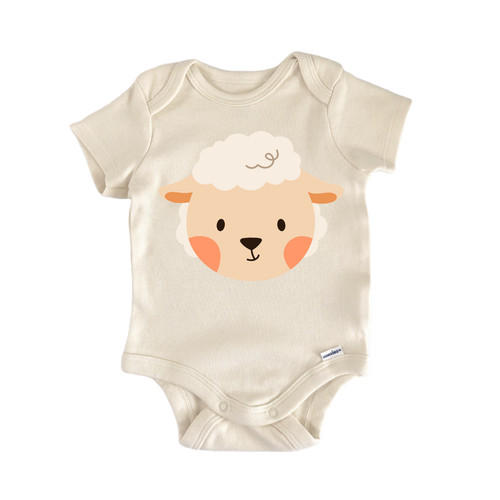 Farm sheep barn - sheep, newborn