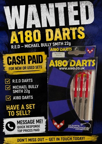 Looking for a180 darts and - for,