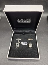 Tianguis Jackson Sterling Silver Dice Cufflinks BNIB RRP £70