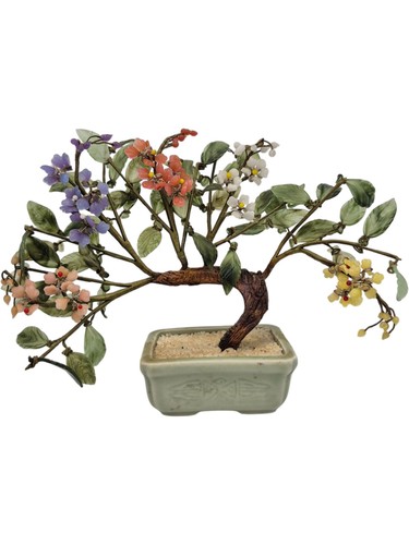 Vintage chinese jade flower - jade,