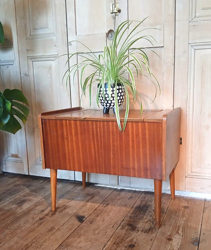 Mid century teak sewing - century,