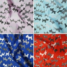 Polycotton Fabric Scottish