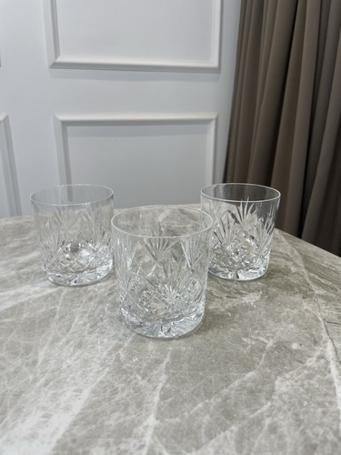 Set vintage cut crystal - of,