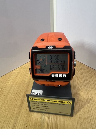 Timex expedition ws4 orange - timex,