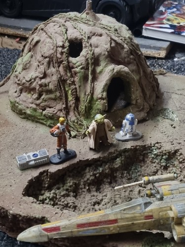 Starwars diorama model - model, yoda