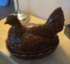 Vintage Ceramic Chicken Egg