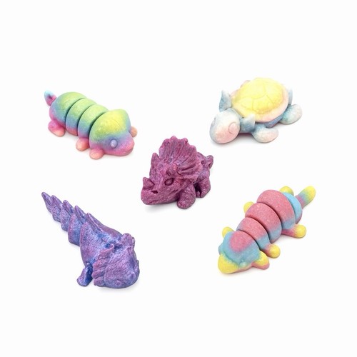 Colorful plastic bug dinosaur - plastic,
