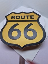 Route 66 Shield Sign - 3D