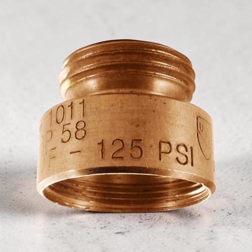 Arrowhead brass fine threaded - brass,