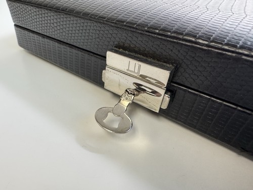 Dunhill london black leather - london,