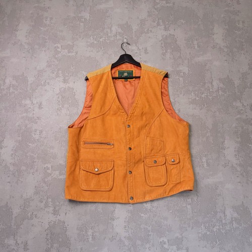 Orvis leather suede gilet - orvis,