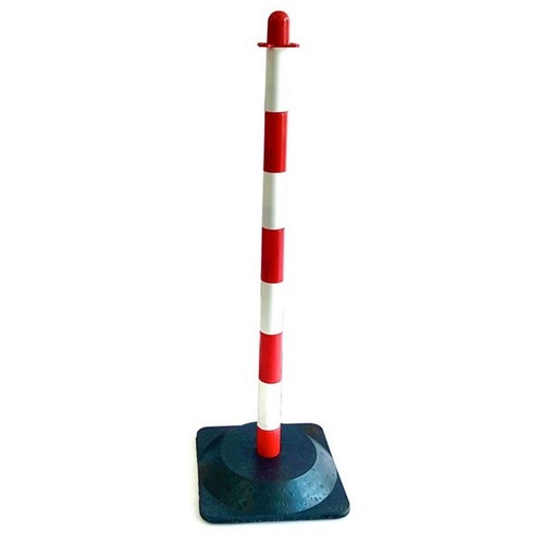 Barrier chain post - barrier, with