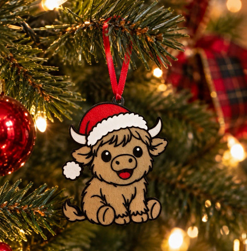 Highland cow hanging - highland,