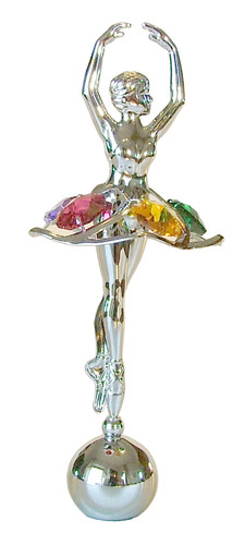 Classic silver ballerina - silver,