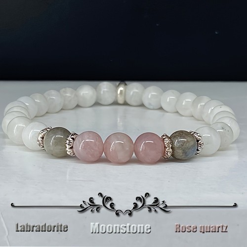 Moonstone labradorite rose - labradorite,