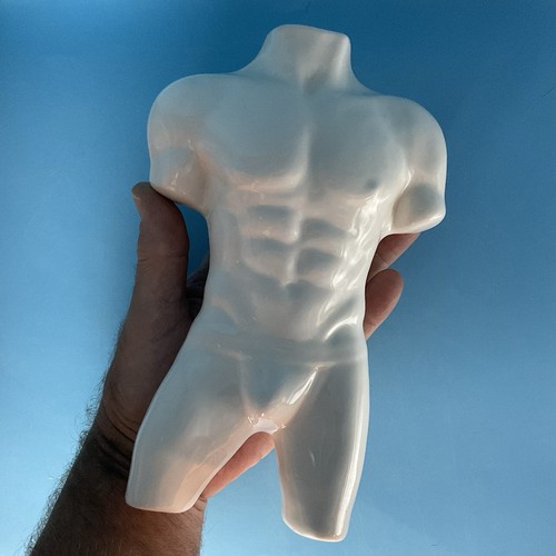 Male erotic ceramic statuette - male,