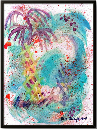 Palm trees modern - trees,