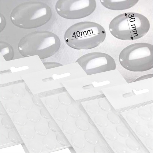 40x30mm oval clear - 40x30mm,