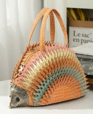 Ladies Croc Effect 3d Hedgehog