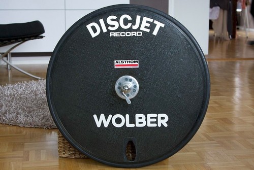 Wolber discjet record - wolber, decal