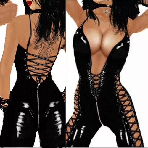 Women sexy pvc - wetlook, pu
