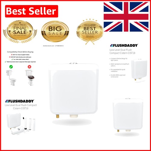 Flushdaddy dual flush - dual, compact