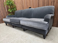 Sofa.com Snowdrop 4 Seater Sofa In Armour Smart Velvet RRP-£2840