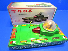 Vintage Friction Tinplate Tank MF 956 with  1960`s Fully Working with box