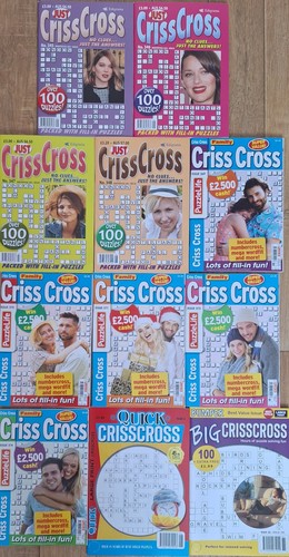 Criss cross puzzle books - x,