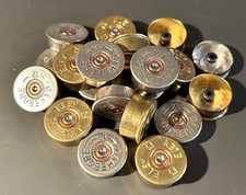 20 mixed  12 Gauge shotgun cartridge end Caps for hobby Arts & Crafts